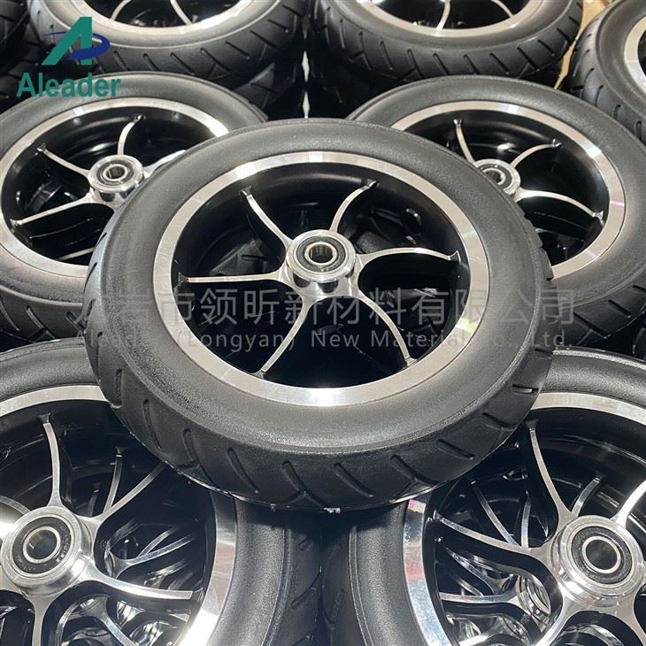 10 X2 Inch Flat Free Mobility Scooter Wheels factory